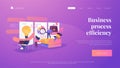 Workflow landing page concept