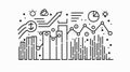 Data Analysis Graph Filter Icon Design Royalty Free Stock Photo