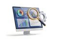 Data analysis and insight visualization Royalty Free Stock Photo