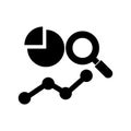 Data analysis Isolated Vector icon which can easily modify or edit Royalty Free Stock Photo