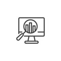 Data Analysis line icon