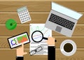 Data analysis, overview of graphs of statistics