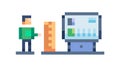 Data Analysis and Software Development Icon, Programming Work, vector design Generative AI Royalty Free Stock Photo