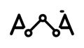 Data Analysis and Trend Line, Statistical Graph and Business Growth, vector design Generative AI Royalty Free Stock Photo