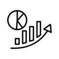 Data analysis Vector icon which can easily modify or edit Royalty Free Stock Photo