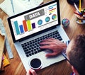 Data Analytics Chart Performance Pattern Statistics Information Royalty Free Stock Photo