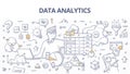 Data Analytics Doodle Banner