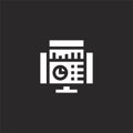 data analytics icon. Filled data analytics icon for website design and mobile, app development. data analytics icon from filled Royalty Free Stock Photo