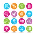 Data analytics icons