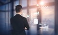 Data Analytics and Performance Metrics Visualization Interface Motif Royalty Free Stock Photo