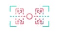 Data Analytics QR Code Icon, vector design Generative AI Royalty Free Stock Photo
