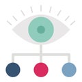 Data Analyzer Glyph Style vector icon which can easily modify or edit