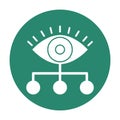 Data Analyzer Glyph Style vector icon which can easily modify or edit