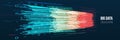 Data array visual concept for website. Big data connection complex. Big data visualization banner. Abstract background with lines Royalty Free Stock Photo