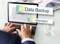 Data Backup Storage Transfer Concept Royalty Free Stock Photo