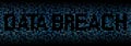 Data Breach text on hex code illustration Royalty Free Stock Photo