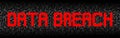 Data Breach text on hex code illustration Royalty Free Stock Photo