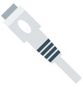 Data Cable Isolated Color Vector icon that can be easily modified or edit Royalty Free Stock Photo