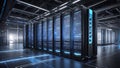 Data Cascade: QuantumQuotient\'s Torrent of Technological Innovation. AI generate