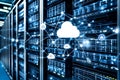 Data Center Cloud Computing Network Infrastructure Royalty Free Stock Photo