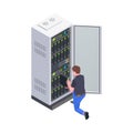 Data Center Icon Royalty Free Stock Photo