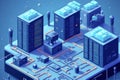 Data Center Infrastructure and Web Hosting Fundamentals Royalty Free Stock Photo