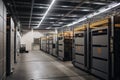 data center with robotic systems for pick, pack and ship operations