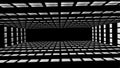Data center room, rack 3D rendering. Network, database, supercomputer connection, networking animation with futuristic, alpha chan Royalty Free Stock Photo