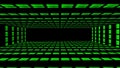 Data center room, rack 3D rendering. Network, database, supercomputer connection, networking animation with futuristic, alpha chan Royalty Free Stock Photo