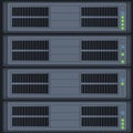 Data center server rack Royalty Free Stock Photo