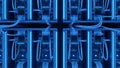 Data Center Server Racks Blue Network Infrastructure Technology Royalty Free Stock Photo