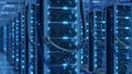 Data Center Server Racks Network Technology, Cloud Computing Royalty Free Stock Photo