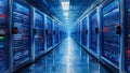 Data Center Server Room Royalty Free Stock Photo