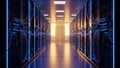 Data Center Server Room Cloud Computing, IT Infrastructure Royalty Free Stock Photo