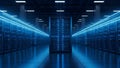 Data Center Server Room Cloud Computing, IT Infrastructure Royalty Free Stock Photo