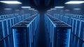 Data Center Server Room Cloud Computing, IT Infrastructure Royalty Free Stock Photo
