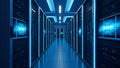Data Center Server Room Cloud Computing, IT Infrastructure Royalty Free Stock Photo
