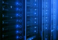Data center, server room.