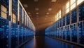 Data Center Server Room Digital Infrastructure, Cloud Computing Royalty Free Stock Photo
