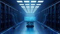 Data Center Server Room Futuristic Network Infrastructure Royalty Free Stock Photo
