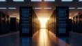 Data Center Server Room IT Infrastructure, Cloud Computing Royalty Free Stock Photo