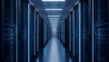 Data Center Server Room Modern IT Infrastructure, Technology Royalty Free Stock Photo