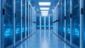 Data Center Server Room Modern Technology Infrastructure Royalty Free Stock Photo