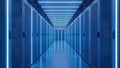 Data Center Server Room Modern Technology Infrastructure Royalty Free Stock Photo