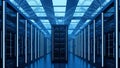 Data Center Server Room Network, Cloud Computing, IT Infrastructure Royalty Free Stock Photo