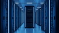 Data Center Server Room Network and Cloud Computing Infrastructure Royalty Free Stock Photo