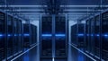 Data Center Server Room Network Infrastructure, IT Technology Royalty Free Stock Photo