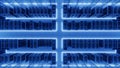 Data Center Servers Cloud Computing, Network Infrastructure Royalty Free Stock Photo