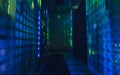 Data centre interface Royalty Free Stock Photo