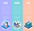 Data cloud coding and administration posters